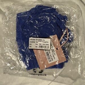 Panache Blue Jewel Ana Plunge Bra